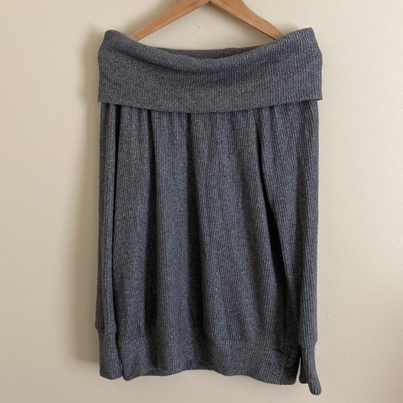 Elan Off Shoulder Ribbed Sweater - Picture 2 of 13